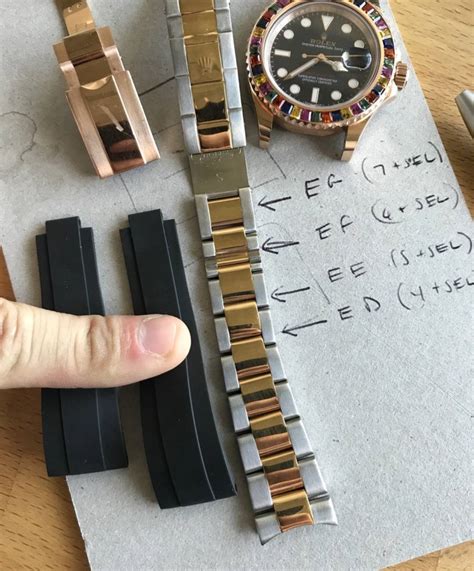 how do i open a rolex watch band|rolex oysterflex size chart.